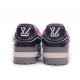 Louis Vuitton Trainer Black Pink Blue MS0211 Louis Vuitton Trainer Black Pink Blue MS0211