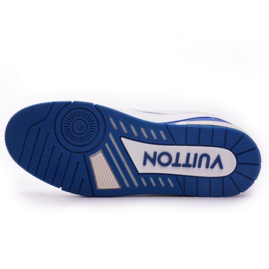 Louis Vuitton Trainer White Pink Blue MS0223 Louis Vuitton Trainer White Pink Blue MS0223