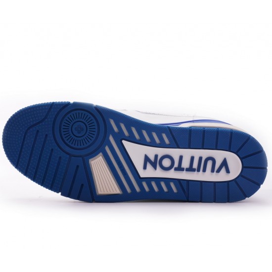 Louis Vuitton Trainer White Green Purple MS0225 Louis Vuitton Trainer White Green Purple MS0225