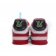 Louis Vuitton Trainer White Red Green