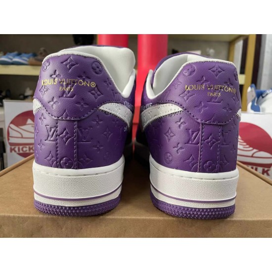 Louis Vuitton x Nike Air Force 1 Purple LV