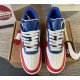 Louis Vuitton x Nike Air Force 1 Red Blue White