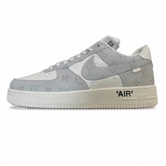 Louis Vuitton x Air Force 1 Trainer Sneaker grey White Louis Vuitton x Air Force 1 Trainer Sneaker grey White