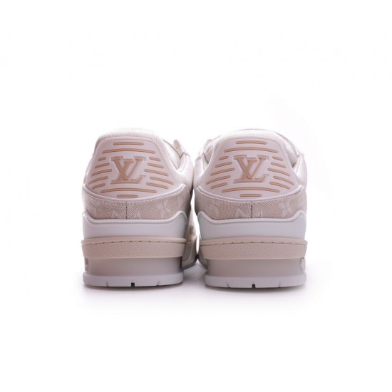 Louis Vuitton Trainer White Denim Louis Vuitton Trainer White Denim