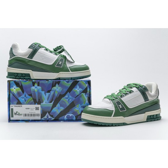 Louis Vuitton 20ss Trainer green Casual Shoes Louis Vuitton 20ss Trainer green Casual Shoes