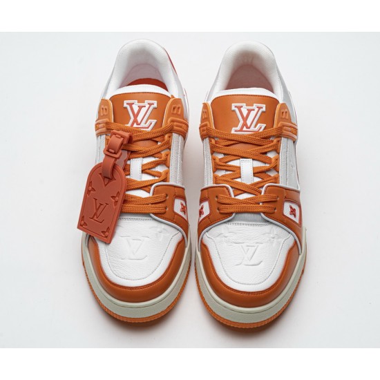Louis Vuitton 20ss Trainer Orange Casual Shoes Louis Vuitton 20ss Trainer Orange Casual Shoes