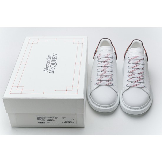 Alexander McQueen Sneaker White Black Red