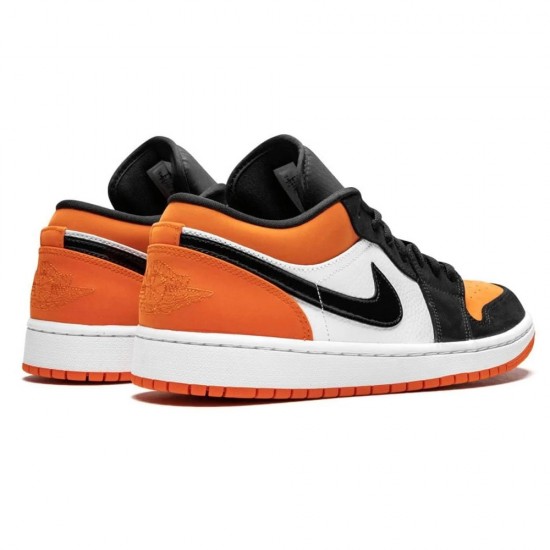 air jordan 1 low orange and black