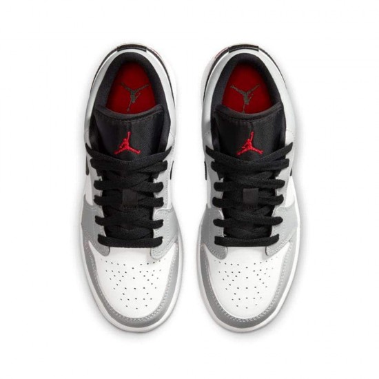 Nike Air Jordan 1 Low GS 'Light Smoke Grey' 553560-030 Nike Air Jordan 1 Low GS 'Light Smoke Grey' 553560-030