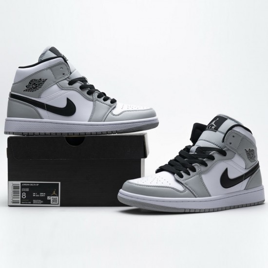 Jordan 1 Mid Light Smoke Grey 554724-092