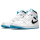 Nike Air Jordan 1 Mid 'Laser Blue' 554724-141