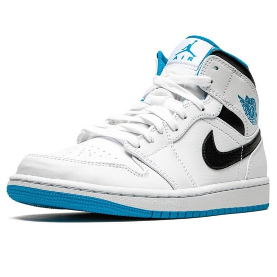 Nike Air Jordan 1 Mid 'Laser Blue' 554724-141