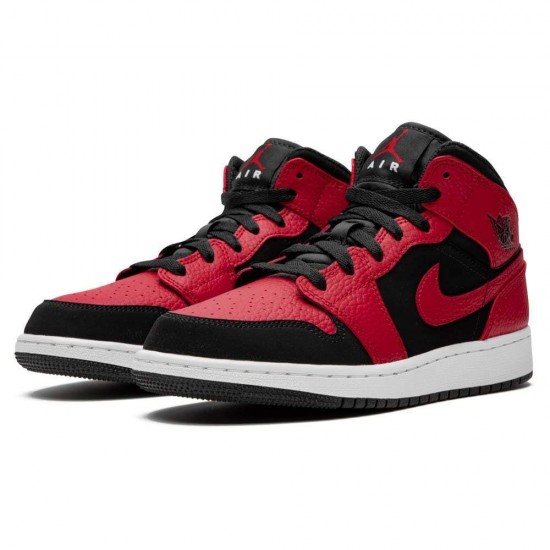 air jordan 1 mid gs gym red