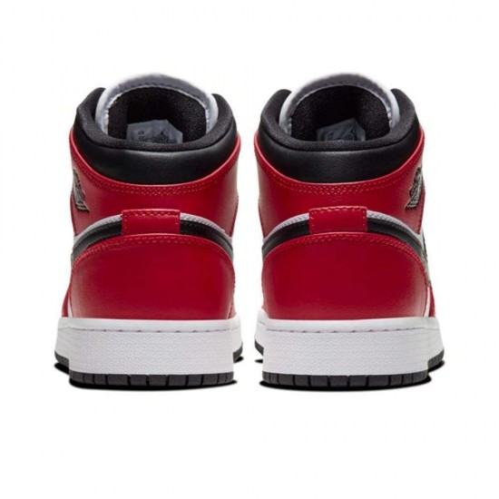 Nike Air Jordan 1 Mid GS 'Chicago Black Toe' 554725-069