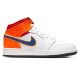 Air Jordan 1 Mid GS 'White Court Purple Teal' 554725-128 Air Jordan 1 Mid GS 'White Court Purple Teal' 554725-128