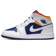 Nike Air Jordan 1 GS Mid White Laser 554725 131 1 190x190