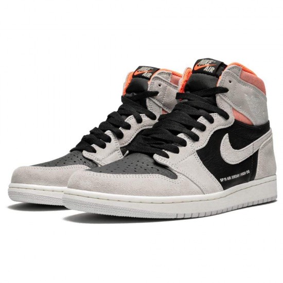 Air Jordan 1 Retro Grey Crimson 555088-018 Air Jordan 1 Retro Grey Crimson 555088-018
