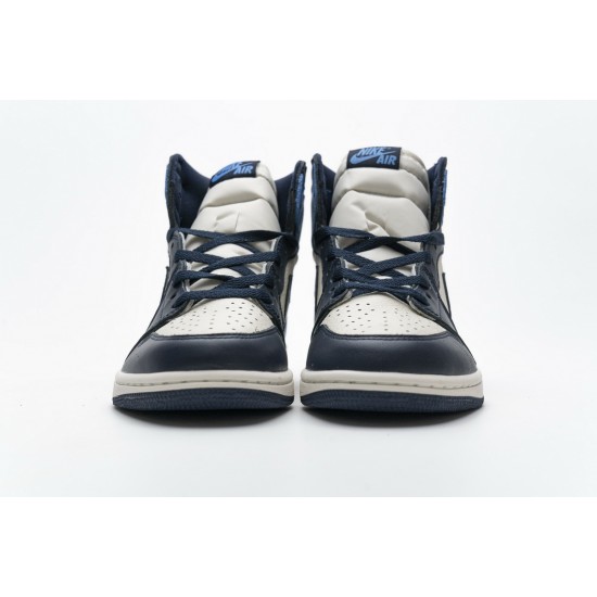 Air Jordan 1 Retro High OG 'Obsidian' UNC 555088-140