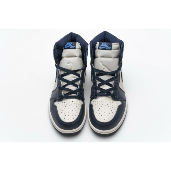 jordan 1 retro high obsidian unc women's 6.5