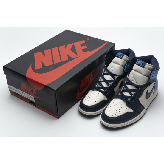 Air Jordan 1 Retro High OG 'Obsidian' UNC 555088-140