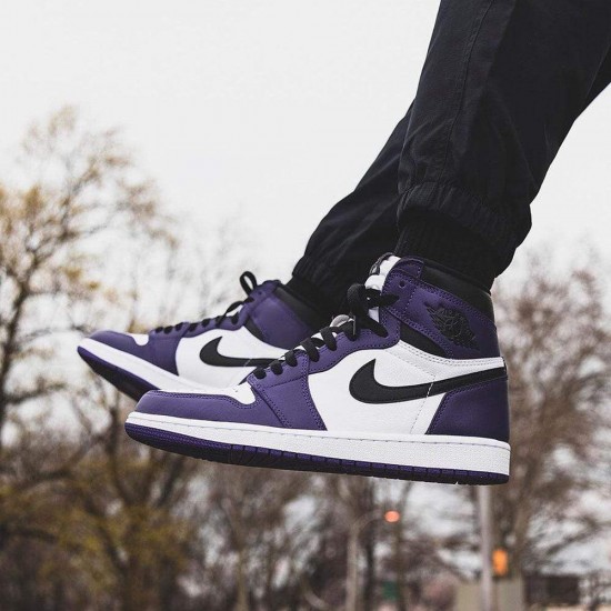nike air jordan 1 retro court purple