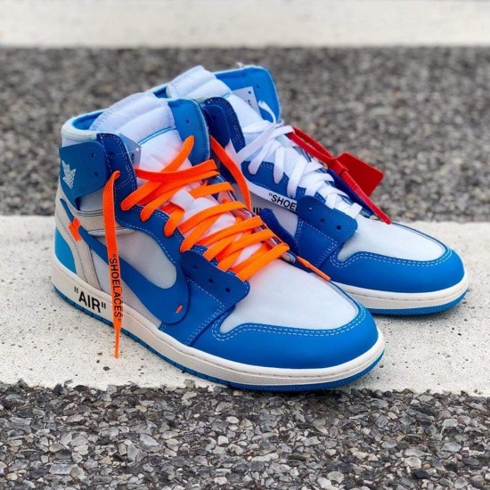 Off-White X Air Jordan 1 NRG UNC The Ten AQ0818-148 Off-White X Air Jordan 1 NRG UNC The Ten AQ0818-148