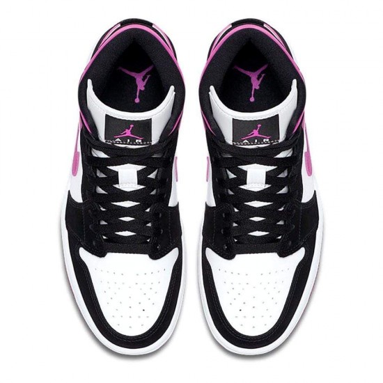 Air Jordan 1 WMNS Mid 'Black Cactus Flower' BQ6472-005 Air Jordan 1 WMNS Mid 'Black Cactus Flower' BQ6472-005