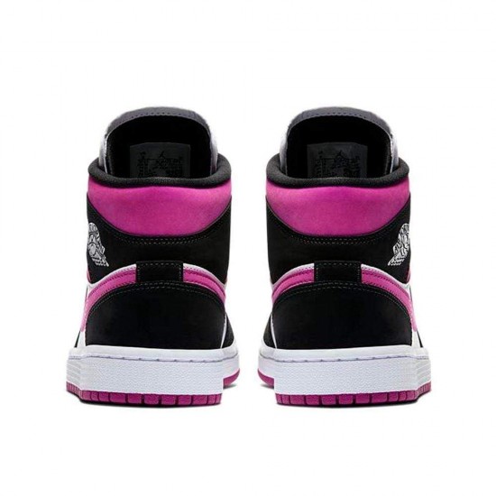 Air Jordan 1 WMNS Mid 'Black Cactus Flower' BQ6472-005