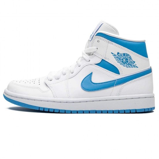 white carolina blue jordan 1