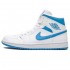 Air Jordan 1 Wmns Mid 'UNC' White Carolina Blue BQ6472-114