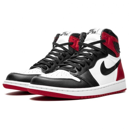 Air Jordan 1 Wmns Retro High 'Satin Black Toe' CD0461-016