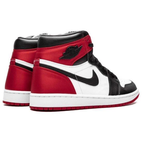 Air Jordan 1 Wmns Retro High 'Satin Black Toe' CD0461-016 Air Jordan 1 Wmns Retro High 'Satin Black Toe' CD0461-016