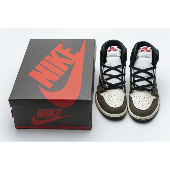 Travis Scott X Jordan 1 Backwards Swoosh Mocha CD4487-100 Travis Scott X Jordan 1 Backwards Swoosh Mocha CD4487-100