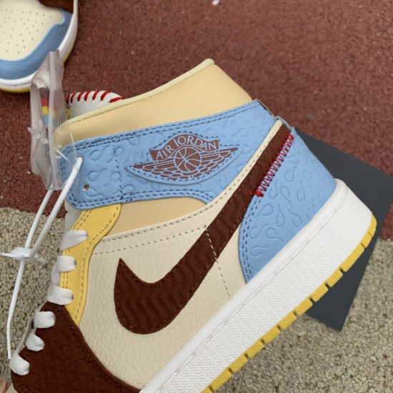 Maison Chateau Rouge X Air Jordan 1 Mid SE 'Fearless' CU2803-200 Maison Chateau Rouge X Air Jordan 1 Mid SE 'Fearless' CU2803-200