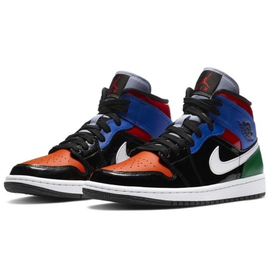 Air Jordan 1 Wmns Mid SE 'Multi Patent' CV5276-001