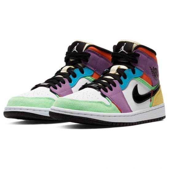 Nike Air Jordan 1 Mid SE Multi-Colour (W) CW1140-100 Nike Air Jordan 1 Mid SE Multi-Colour (W) CW1140-100