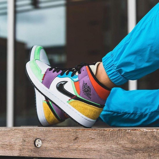 Nike Air Jordan 1 Mid SE Multi-Colour (W) CW1140-100