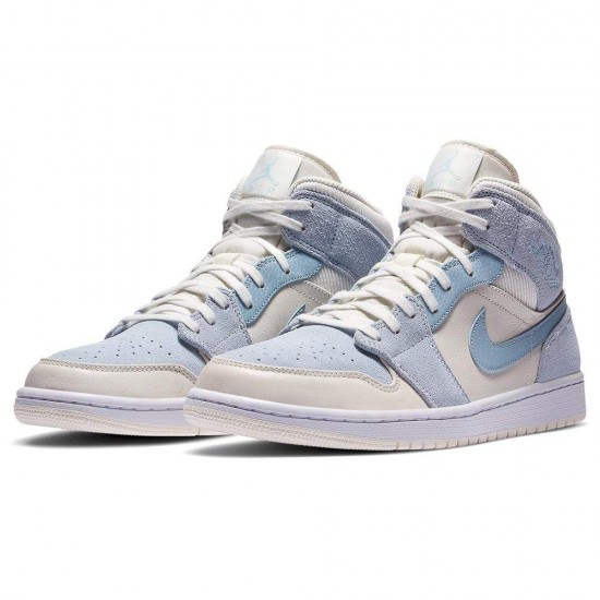 Nike Air Jordan 1 Mid SE 'Sail Light Blue' DA4666-100 Nike Air Jordan 1 Mid SE 'Sail Light Blue' DA4666-100