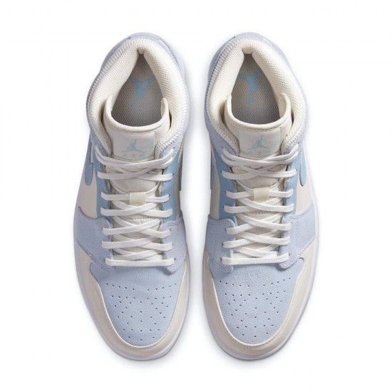 Nike Air Jordan 1 Mid SE 'Sail Light Blue' DA4666-100 Nike Air Jordan 1 Mid SE 'Sail Light Blue' DA4666-100
