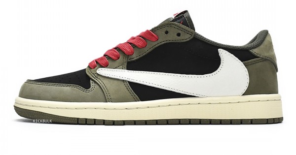 Travis Scott x Air Jordan 1 Low Dark Green CQ4277-008