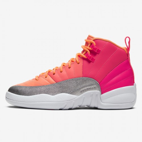 Nike AIR JORDAN 12 GS HOT PUNCH RACER PINK RELEASE DATE 510815-601