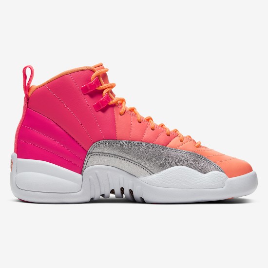 Nike AIR JORDAN 12 GS HOT PUNCH RACER PINK 510815-601 Nike AIR JORDAN 12 GS HOT PUNCH RACER PINK 510815-601