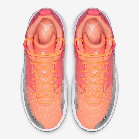 Nike AIR JORDAN 12 GS HOT PUNCH RACER PINK 510815-601 Nike AIR JORDAN 12 GS HOT PUNCH RACER PINK 510815-601