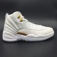 AIR JORDAN 12 RETRO OVO "WHITE / METALLIC GOLD" 873864-102 AIR JORDAN 12 RETRO OVO "WHITE / METALLIC GOLD" 873864-102
