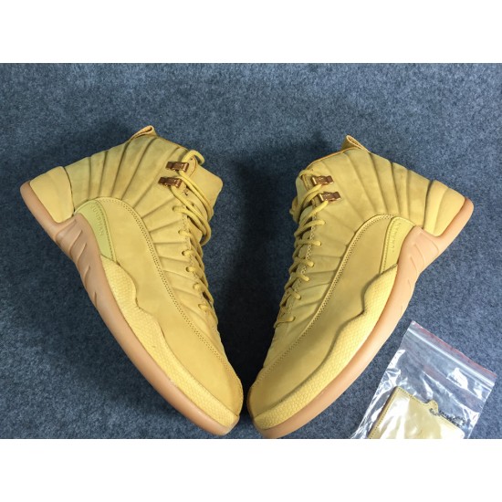 Nike PSNY X AIR JORDAN 12 "WHEAT" AA1233-700 Nike PSNY X AIR JORDAN 12 "WHEAT" AA1233-700