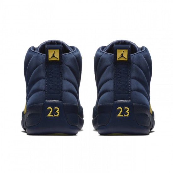 Nike AIR JORDAN 12 "MICHIGAN" BQ3180-407 Nike AIR JORDAN 12 "MICHIGAN" BQ3180-407