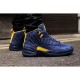 Nike AIR JORDAN 12 "MICHIGAN" BQ3180-407 Nike AIR JORDAN 12 "MICHIGAN" BQ3180-407