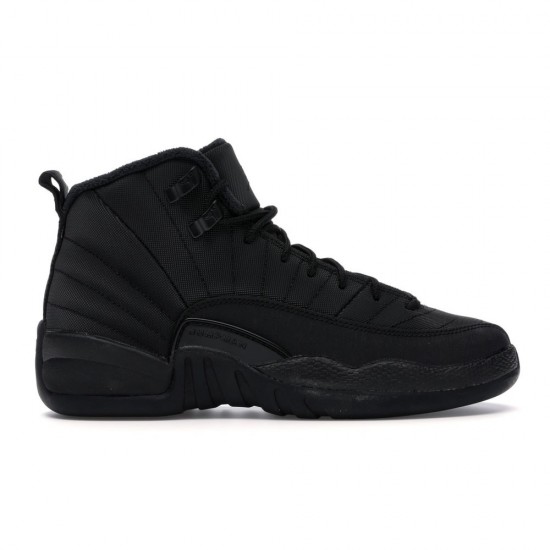 Nike AIR JORDAN 12 "WINTERIZED" TRIPLE BLACK 2018 PRICE BQ6851-001