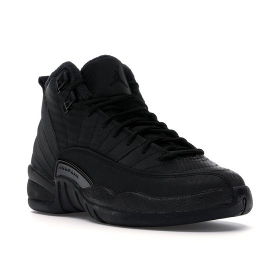 Nike AIR JORDAN 12 "WINTERIZED" TRIPLE BLACK 2018 PRICE BQ6851-001