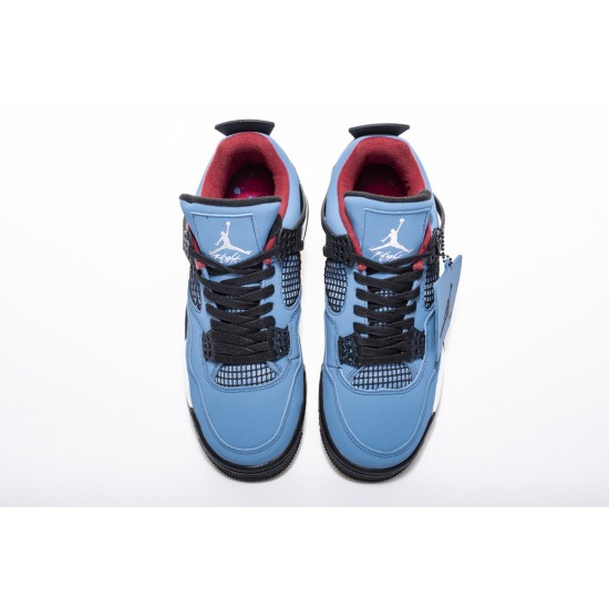 NIKE TRAVIS SCOTT CACTUS JACK X AIR JORDAN 4 "HOUSTON OILERS" 308497-406